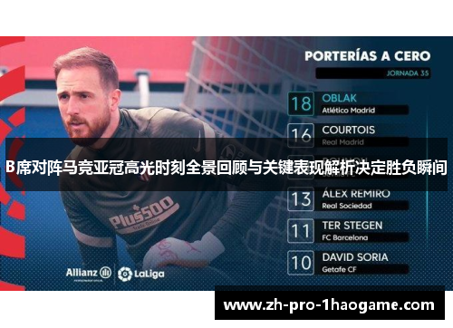 B席对阵马竞亚冠高光时刻全景回顾与关键表现解析决定胜负瞬间